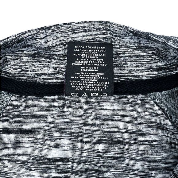 NBA Miami Heat Grey Heathered Long Sleeve 1/4 Zip Pullover Shirt Size Medium - Picture 6 of 6